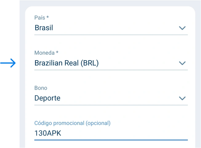 Escolher a moeda 1xbet Betapk Brasil