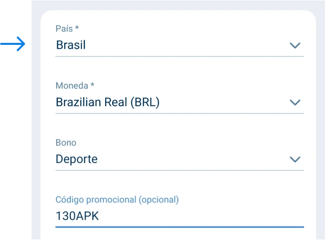 Selecione seu país 1xbet Betapk Brasil